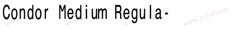 Condor Medium Regula字体转换 Condor Medium Regula字体转换